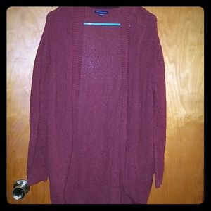 Light maroon caridgan
